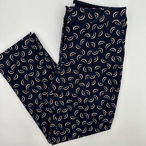 Boden Richmond 7/8 Black Swirl Design‎ Career Pants Size 6P